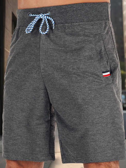 Moške temno sive trenirke Dstreet SX2484