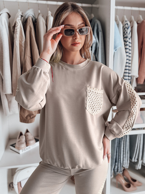Ženska bluza LUXEEN mocha Dstreet RY2794