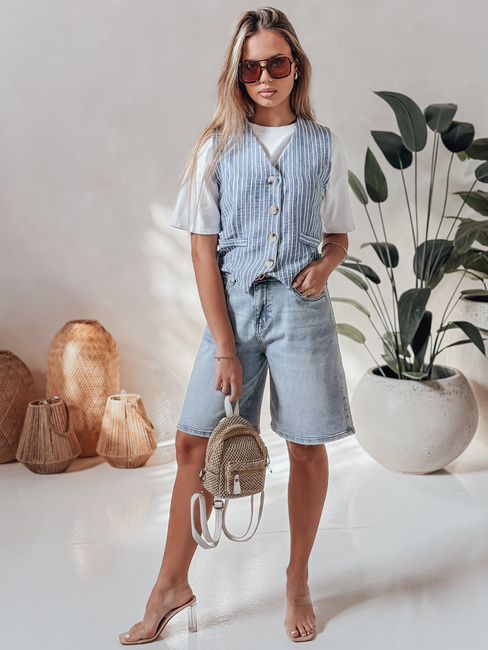 Ženske kratke hlače iz džinsa JEANZDAY blue Dstreet SY0480