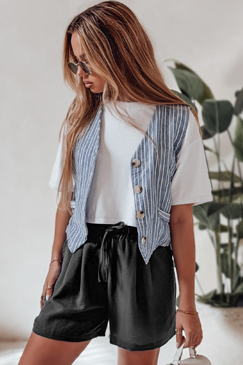 Ženske kratke hlače RELAX TIME black Dstreet SY0457