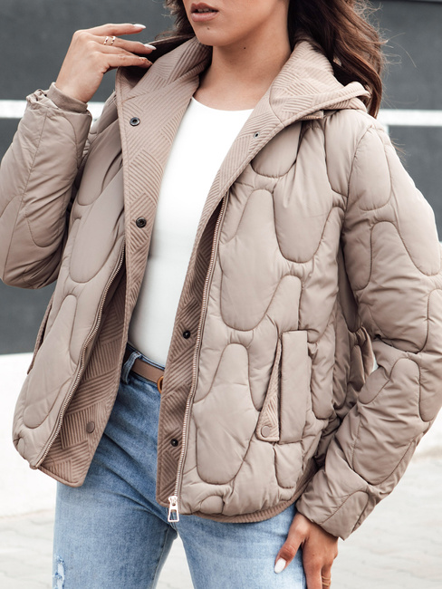 Ženska zimska bunda WINDGLAM camel Dstreet TY4421