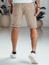 Moške kratke hlače iz džinsa, bež Dstreet SX2549