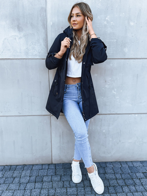 Ženska parka jakna STARK STYLE Barva Mornarica DSTREET TY3859