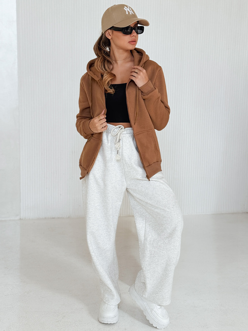 Ženska jopica VICTORIA rjave barve BY1396