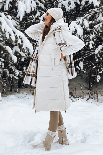 Ženski brezrokavnik NOELIA bela Dstreet TY3133