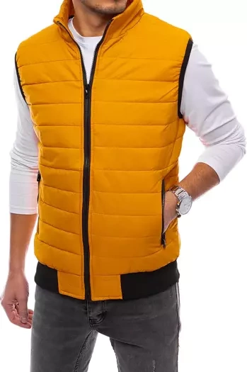 Moški brezrokavnik rumena Dstreet TX4018