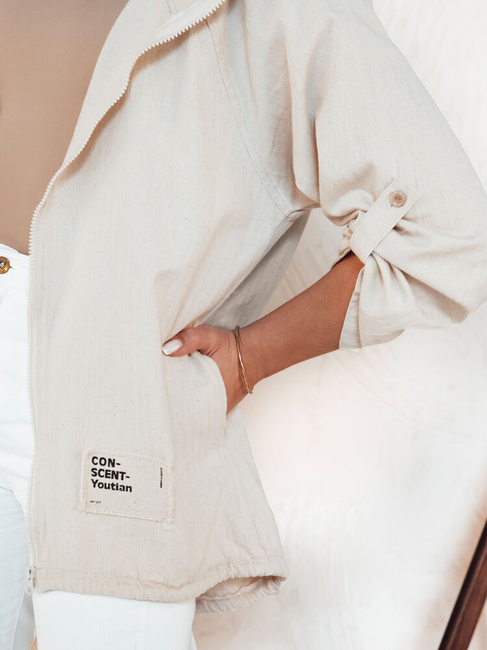 Kurtka przejściowa damska MANDIA jasnobeżowa Dstreet TY4325