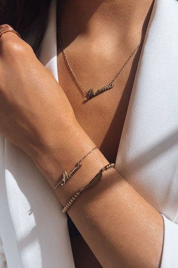 Ženska zapestnica MAMA Barva zlati DSTREET LY0056