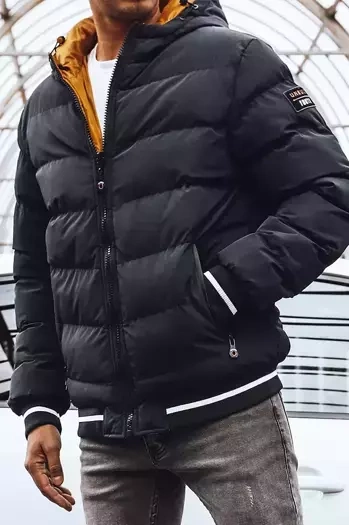 Moška zimska jakna temno-modra Dstreet TX4196