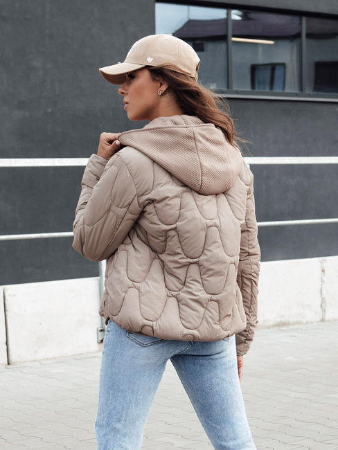 Ženska zimska bunda WINDGLAM camel Dstreet TY4421