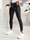 Ženske voščene hlače FEMINERO black Dstreet UY2220