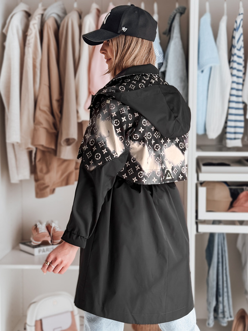 Ženska prehodna jakna parka FERIPARKA black Dstreet TY4875