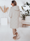 Ženska zimska bunda SNOWVIBE light beige quilted Dstreet TY4990