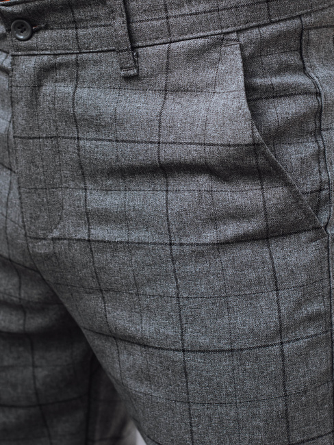 Moške vsakdanje temno sive hlače Dstreet UX4403z