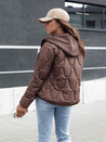 Ženska zimska bunda WINDGLAM coffee Dstreet TY4426