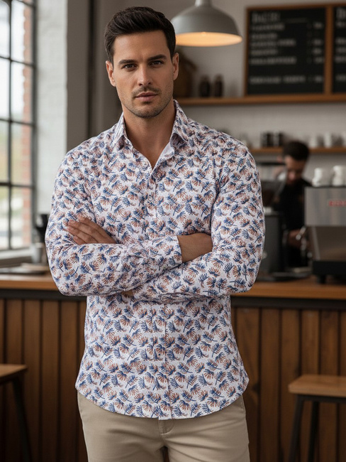 Moška bela srajca Dstreet DX2466