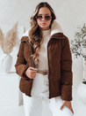 Ženska zimska bunda TRENDYGLAM rjava Dstreet TY4941