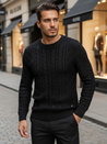 Moški črni pulover Dstreet WX1926