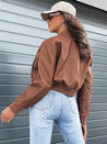 Ženske usnjene bomber jakne SANTOL camel Dstreet TY4341