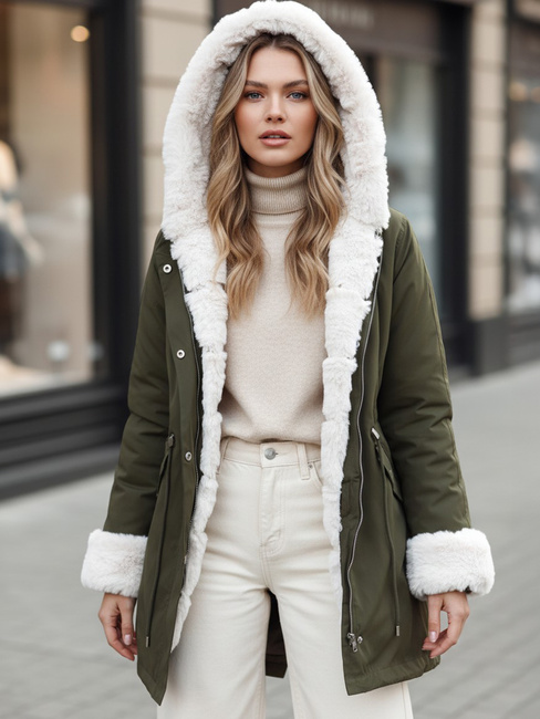 Ženska zimska jakna STARBURST zelena Dstreet TY4763