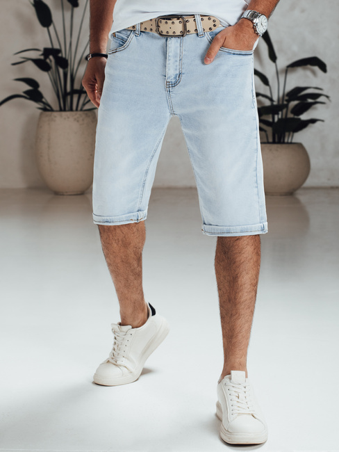 Moške kratke hlače iz džinsa, modre Dstreet SX2565