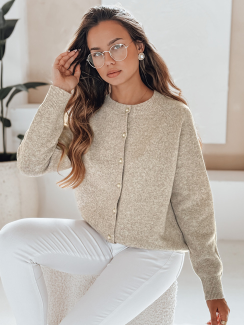 Ženski pulover SELINA bež Dstreet MY2514