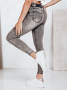 Ženske jeans hlače JORNIX temno sive barve Dstreet UY2192