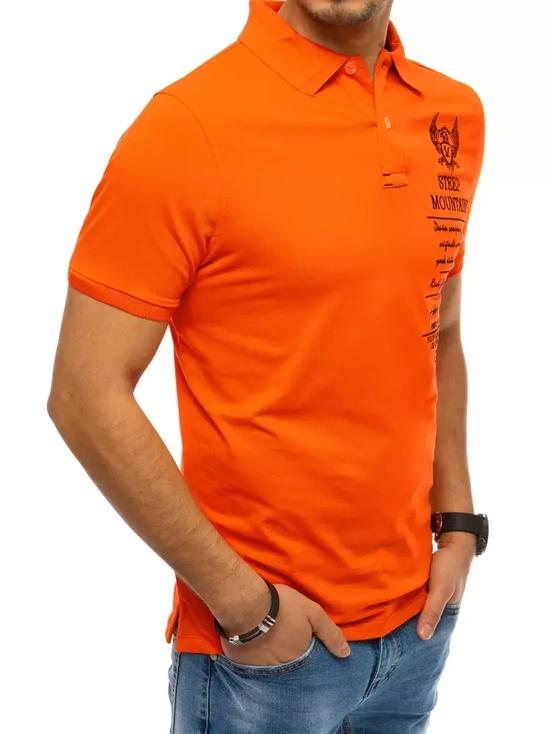 Moška polo Barva Oranžna DSTREET PX0479