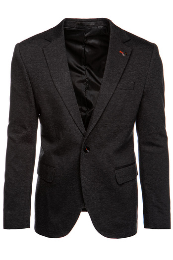 Moški blazer casual Barva Antracitna DSTREET MX0606