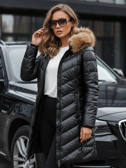 Ženska prešita zimska bunda BELLATRIX black Dstreet TY4581z