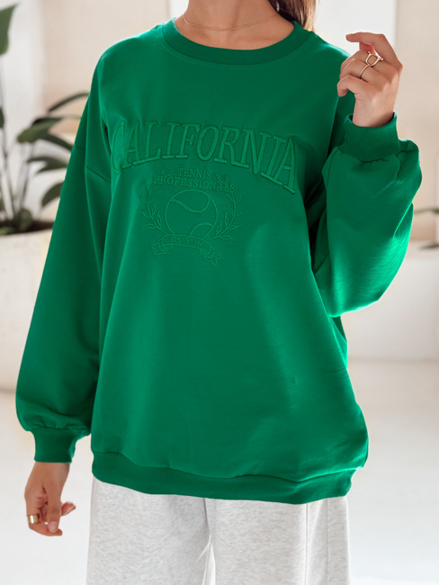 Ženska oversize jopa CALIFORNIA DREAM Barva Zelena DSTREET BY1196