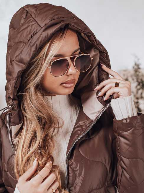 Ženska jakna kava Dstreet TY4239