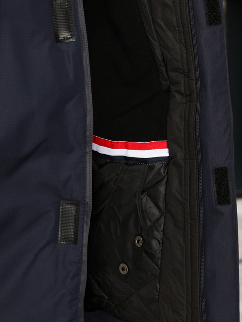 Moška smučarska jakna mornarsko modra Dstreet TX5129