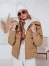 Ženska zimska bunda TRENDYGLAM temno bež Dstreet TY4359