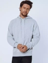 Moška jopa s kapuco Barva siva DSTREET BX5019