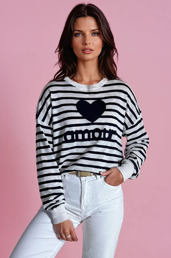 Ženski pulover NOVES mornarsko modra Dstreet MY2320