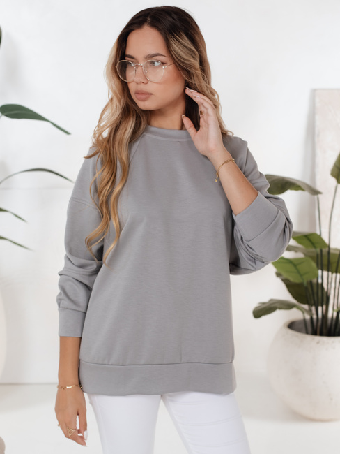 Ženska majica UZORI siva Dstreet BY1295