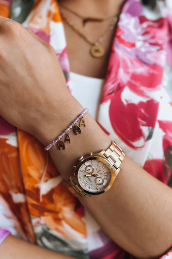 Zapestnica MAMA'S LOVE vijolična Dstreet LY0090