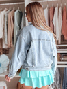 Ženska prevelika jeans jakna STEFANIA blue Dstreet TY4895
