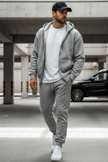 Moške spodnji deli trenirke Barva siva DSTREET UX2623