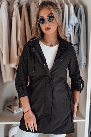 Ženska prehodna jakna parka STYLINA black Dstreet TY4788