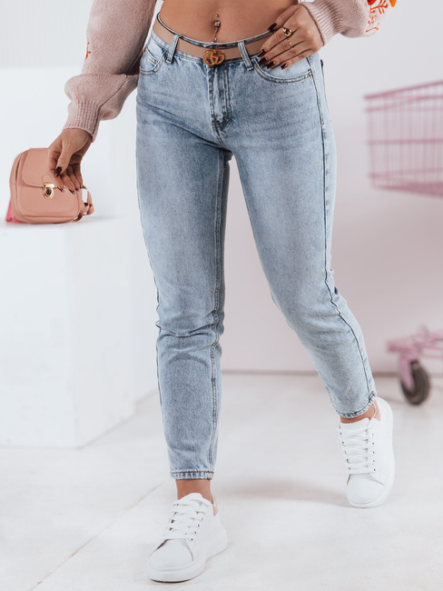 MODERTIA Dstreet ženske oprijete jeans hlače UY2345