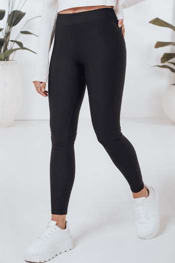 Ženske hlače push up leggings črne Dstreet UY2733