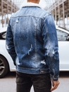 Moška jeans jakna Barva Modra DSTREET TX4580