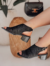 ZALVISA ženski vdelani sandali black Dstreet ZY0750_3
