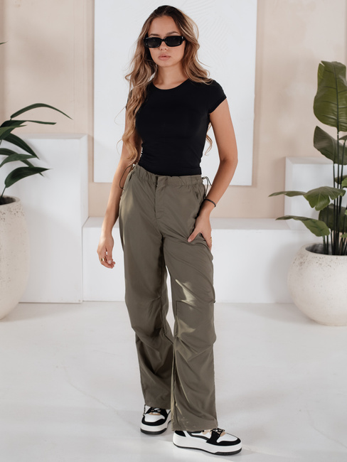 Ženske padalske hlače MORAT Barva Kaki DSTREET UY1664