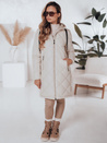 Ženska zimska bunda SNOWVIBE light beige quilted Dstreet TY4990