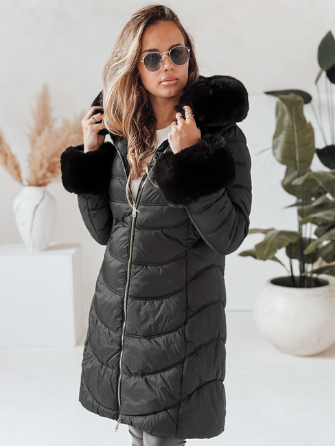 Ženska zimska jakna MOON Barva Črna DSTREET TY4051