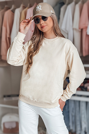 Bluza damska SWAN kremowa Dstreet BY1294