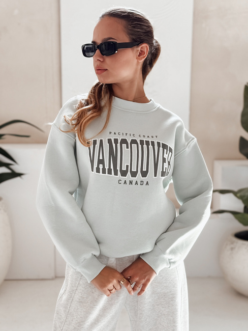 Ženska majica brez kapuce VANCOUVER mint Dstreet BY1226